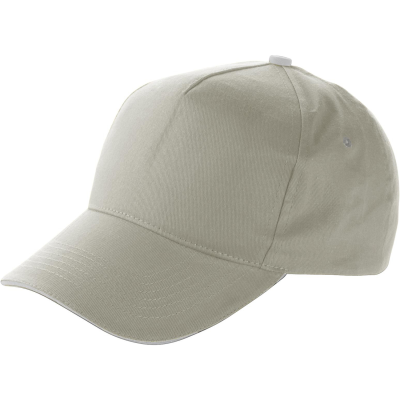 Picture of BASEBALL CAP with Sandwich Peak in Grey.