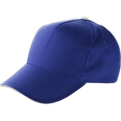Picture of BASEBALL CAP with Sandwich Peak in Cobalt Blue