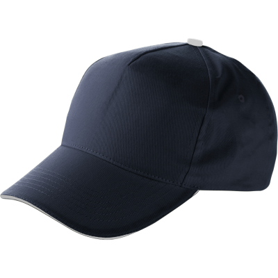 Picture of CAP with Sandwich Peak (Embroidered) in Blue