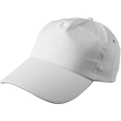 Picture of BASEBALL CAP, COTTON TWILL in White.