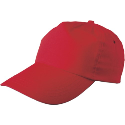 Picture of BASEBALL CAP, COTTON TWILL in Red.