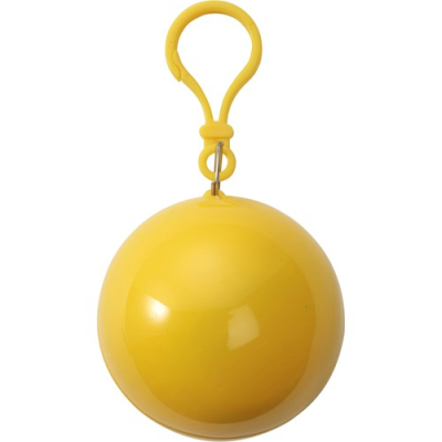 Picture of PONCHO in a Plastic Ball in Yellow