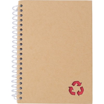 Picture of STONE PAPER NOTE BOOK in Red