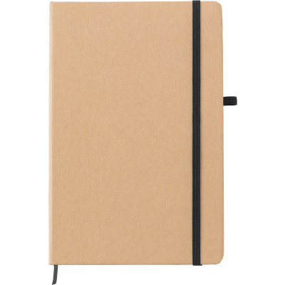 Picture of NOTE BOOK STONE PAPER (APPROX A5) in Black.