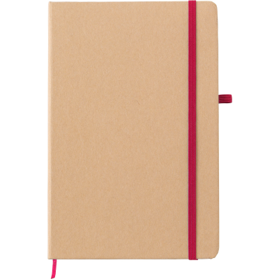 Picture of NOTE BOOK STONE PAPER (APPROX A5) in Red.