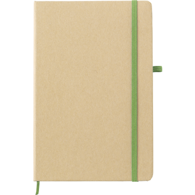 Picture of NOTE BOOK STONE PAPER (APPROX A5) in Khaki.