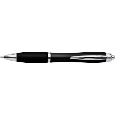 RECYCLED PLASTIC BALL PEN in Black.