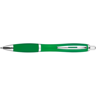 Picture of RECYCLED PLASTIC BALL PEN in Green.