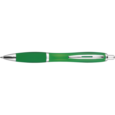 Picture of RECYCLED PLASTIC BALL PEN in Green