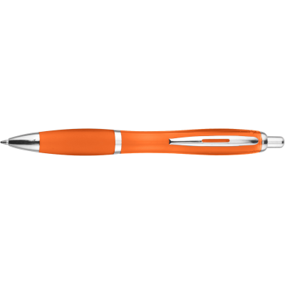 Picture of RECYCLED PLASTIC BALL PEN in Orange