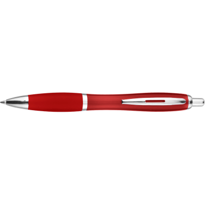 RECYCLED PLASTIC BALL PEN in Red