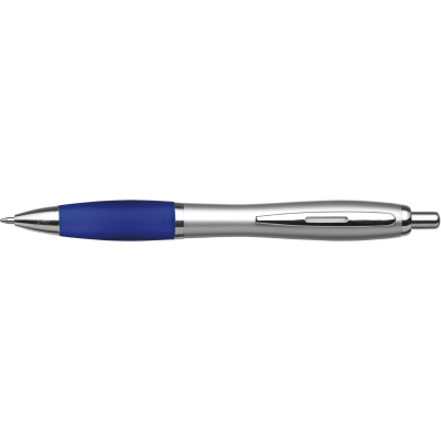 RECYCLED PLASTIC BALL PEN in Blue.