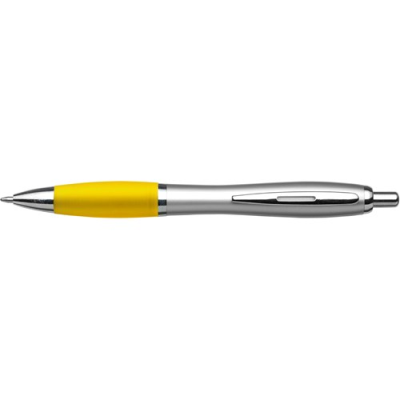 Picture of RECYCLED PLASTIC BALL PEN in Yellow