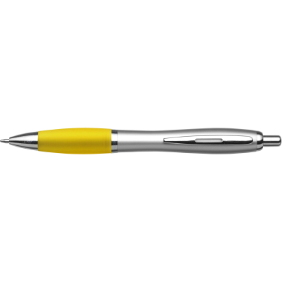 Picture of RECYCLED PLASTIC BALL PEN in Yellow