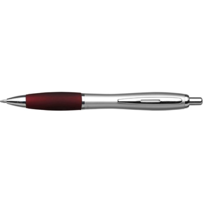 Picture of RECYCLED PLASTIC BALL PEN in Burgundy