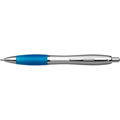 Picture of RECYCLED PLASTIC BALL PEN in Light Blue