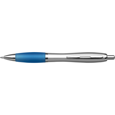 Picture of RECYCLED PLASTIC BALL PEN in Light Blue.