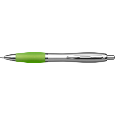 Picture of RECYCLED PLASTIC BALL PEN in Lime.