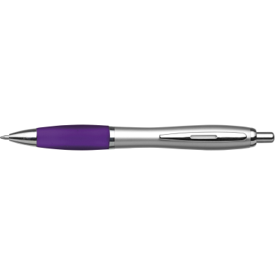 Picture of RECYCLED PLASTIC BALL PEN in Purple