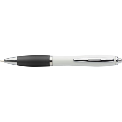 RECYCLED PLASTIC BALL PEN in Black.