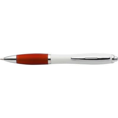 Picture of RECYCLED PLASTIC BALL PEN in Red.