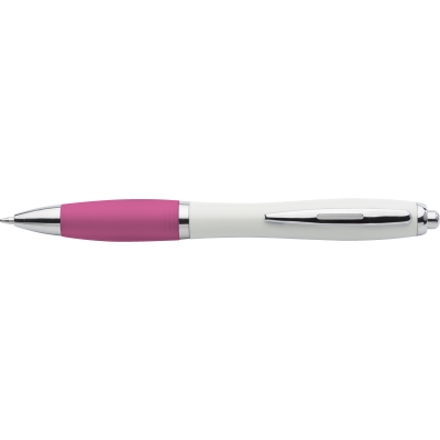 Picture of RECYCLED PLASTIC BALL PEN in Pink