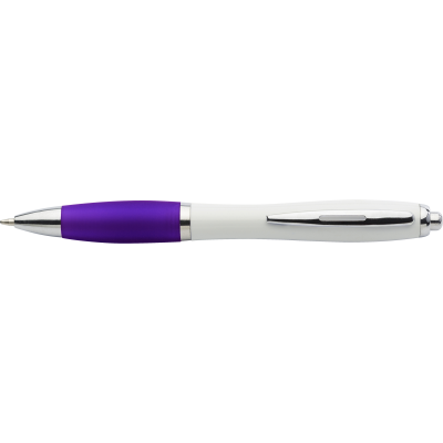 Picture of RECYCLED PLASTIC BALL PEN in Purple.