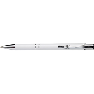 Picture of RECYCLED ALUMINIUM METAL BALL PEN in White