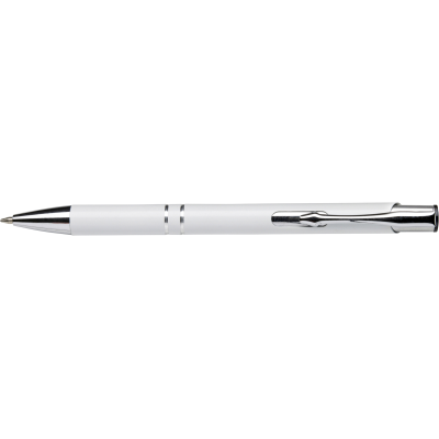 Picture of RECYCLED ALUMINIUM METAL BALL PEN in White