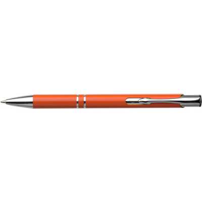 Picture of RECYCLED ALUMINIUM METAL BALL PEN in Orange.