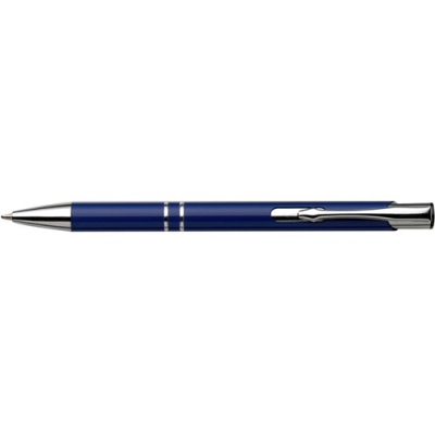 Picture of RECYCLED ALUMINIUM METAL BALL PEN in Cobalt Blue