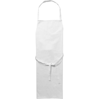 Picture of APRON in White.