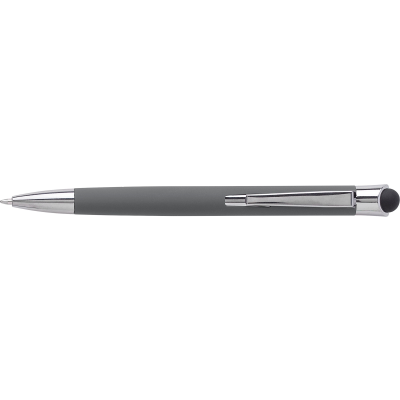 Picture of ALUMINIUM METAL BALL PEN in Grey.