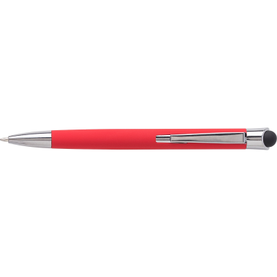 Picture of ALUMINIUM METAL BALL PEN in Red.