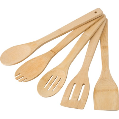 Picture of BAMBOO SPATULAS in Brown