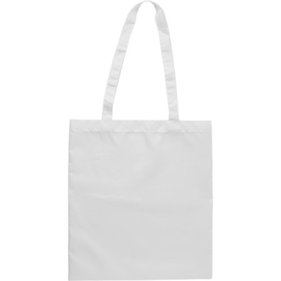 Picture of RPET SHOPPER TOTE BAG in White.
