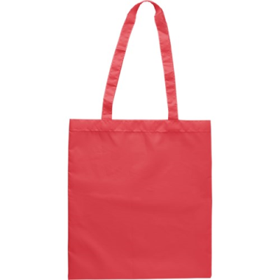 Picture of RPET SHOPPER TOTE BAG in Red.