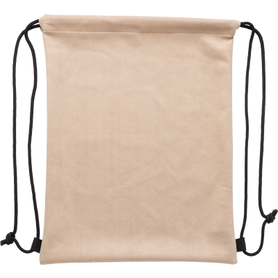 Picture of DRAWSTRING BACKPACK RUCKSACK in Khaki