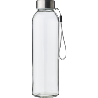 Picture of GLASS BOTTLE with Sleeve (500Ml) in Orange.