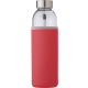 Picture of GLASS DRINK BOTTLE (500ML) in Red