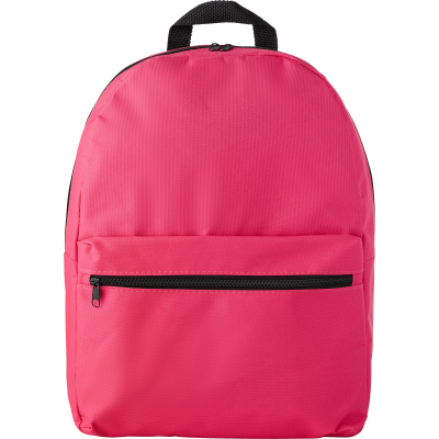 Picture of POLYESTER (600D) BACKPACK RUCKSACK in Red