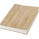 Picture of BAMBOO COVERED NOTE BOOK in Brown