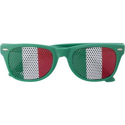 Picture of PEXIGLASS SUNGLASSES in Green & White