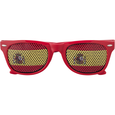 Picture of PEXIGLASS SUNGLASSES in Red & Yellow.