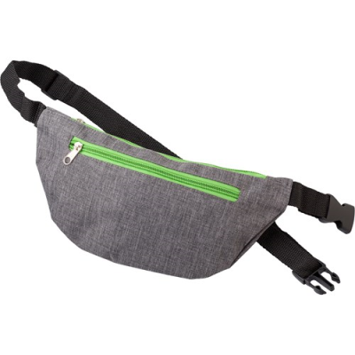 Picture of POLYESTER (300D) WAIST BAG in Lime.