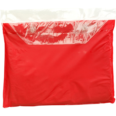 Picture of VINYL PONCHO with Hood in Red