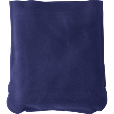 Picture of INFLATABLE TRAVEL CUSHION in Blue.