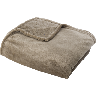 Picture of FLEECE BLANKET in Khaki.