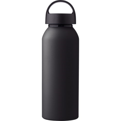 Picture of RECYCLED ALUMINIUM METAL BOTTLE (500 ML) SINGLE WALLED in Black