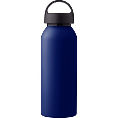 Picture of RECYCLED ALUMINIUM METAL BOTTLE (500 ML) SINGLE WALLED in Blue.